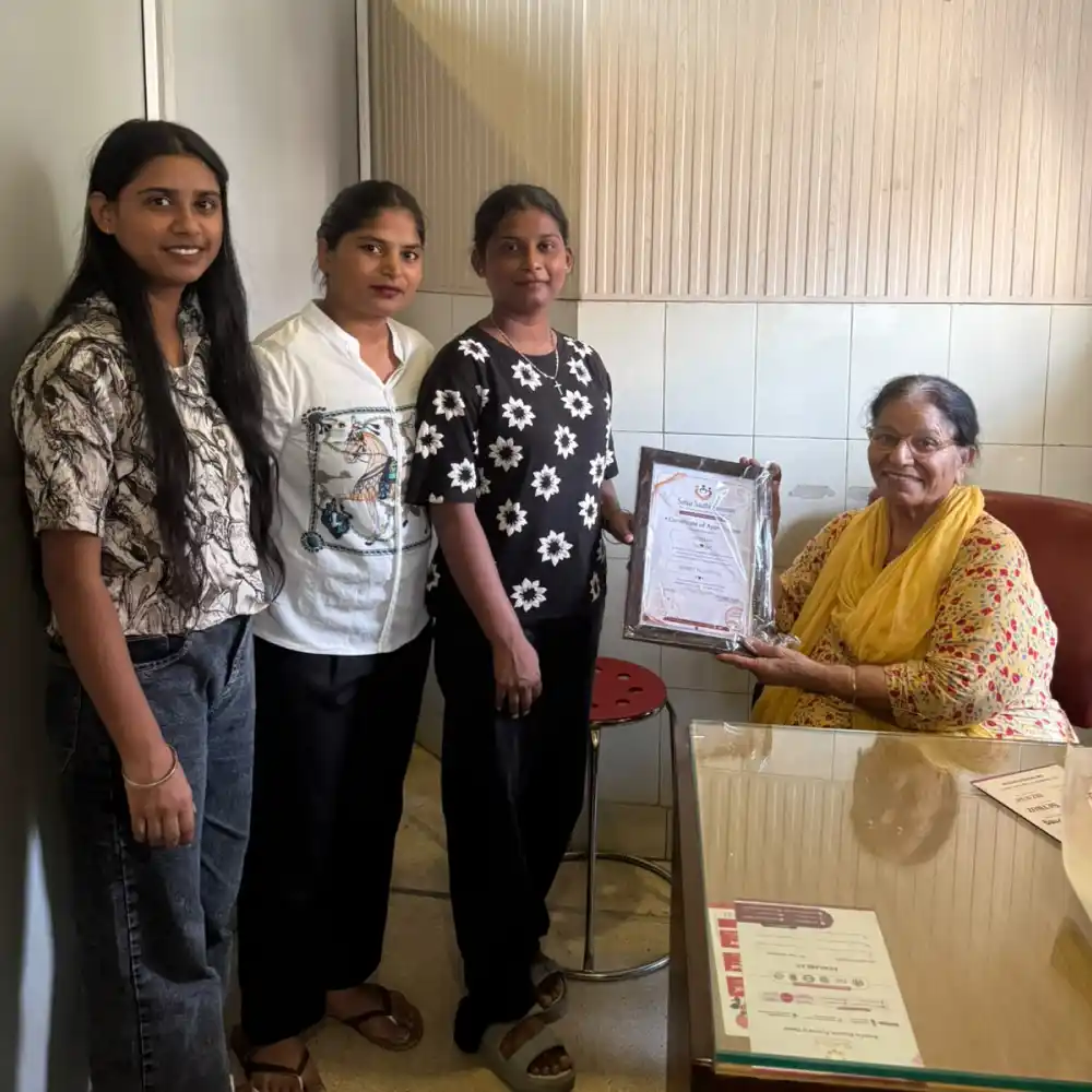 Dr Amrit Kaur SSS Certificate