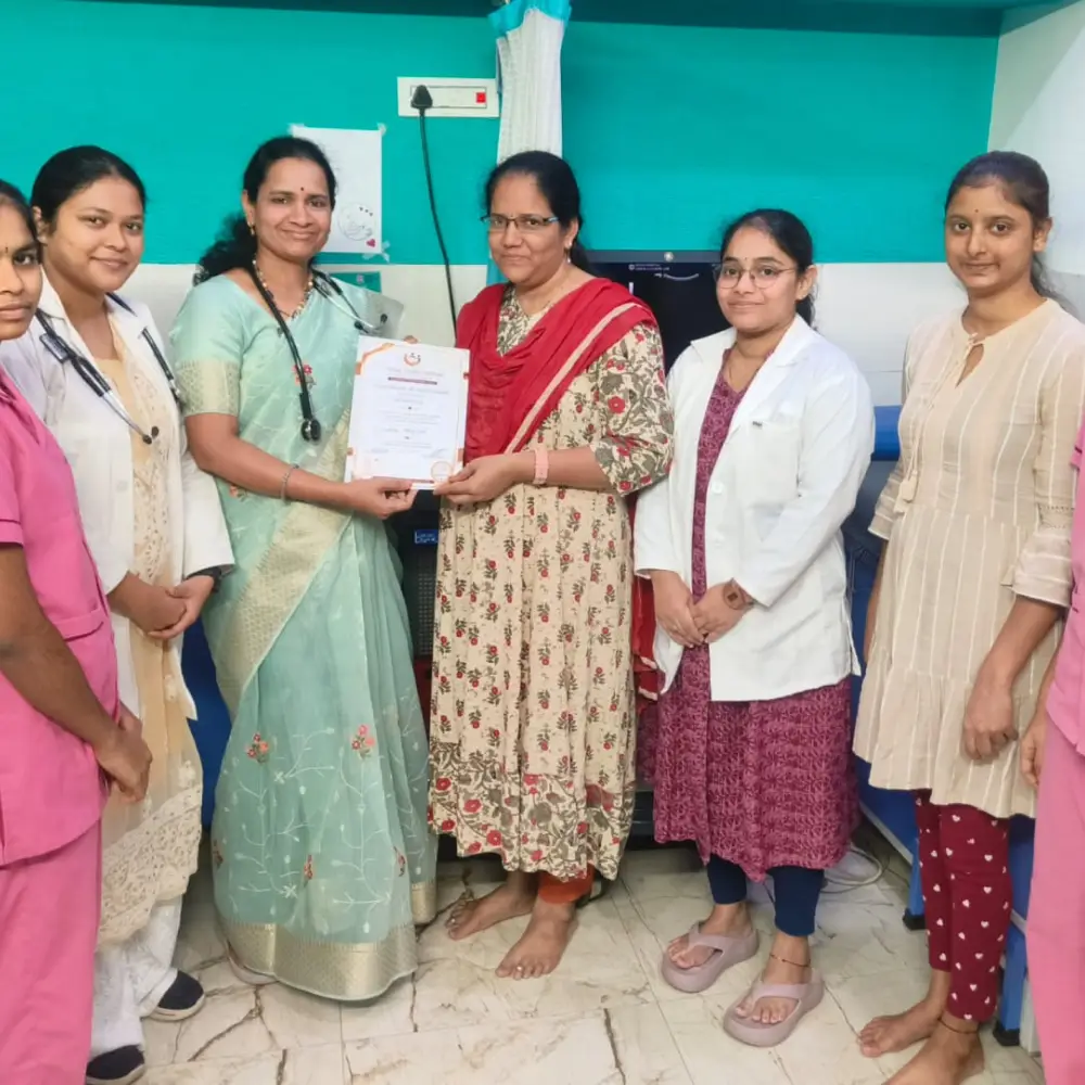Dr BKN sudha SSS Certificate