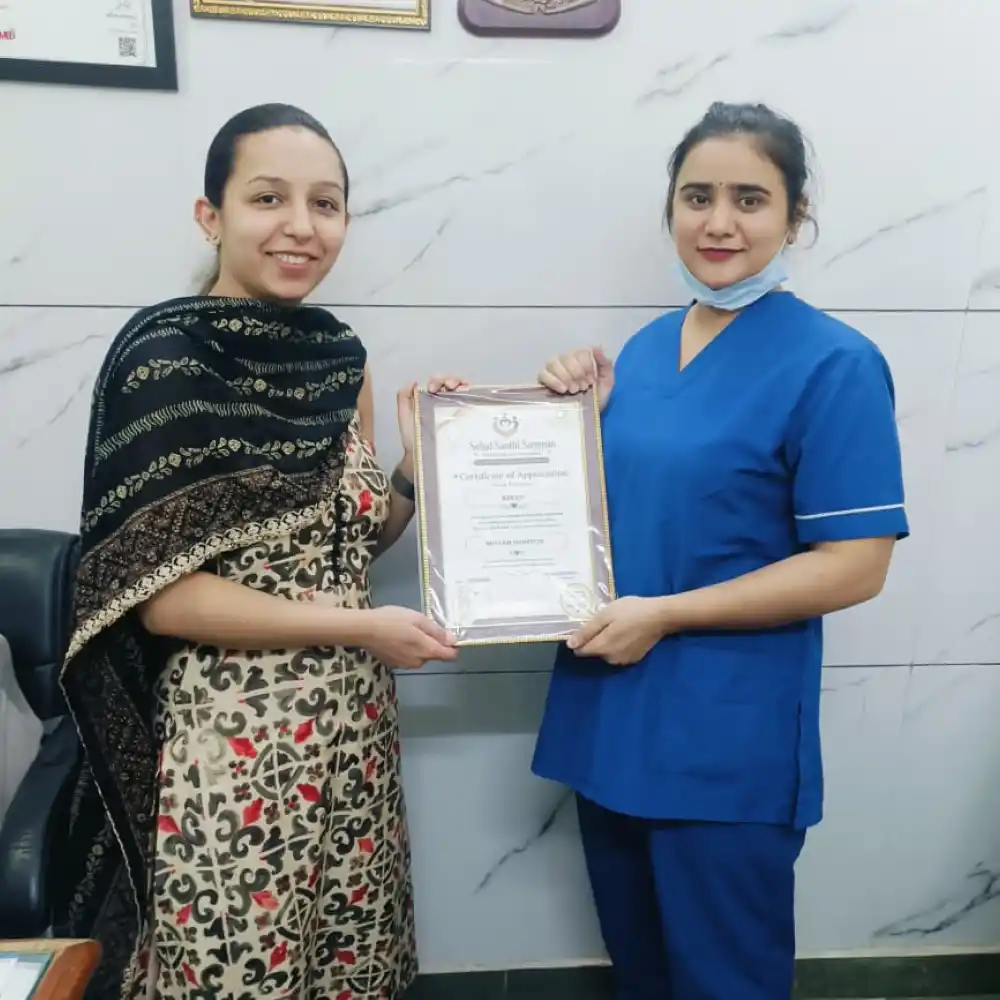 Dr Bahar Kohli SSS Certificate