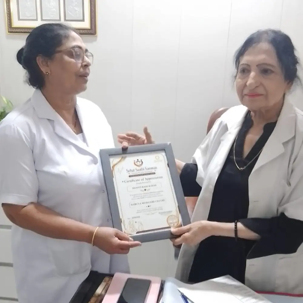 Dr Indira vaswani SSS Certificate
