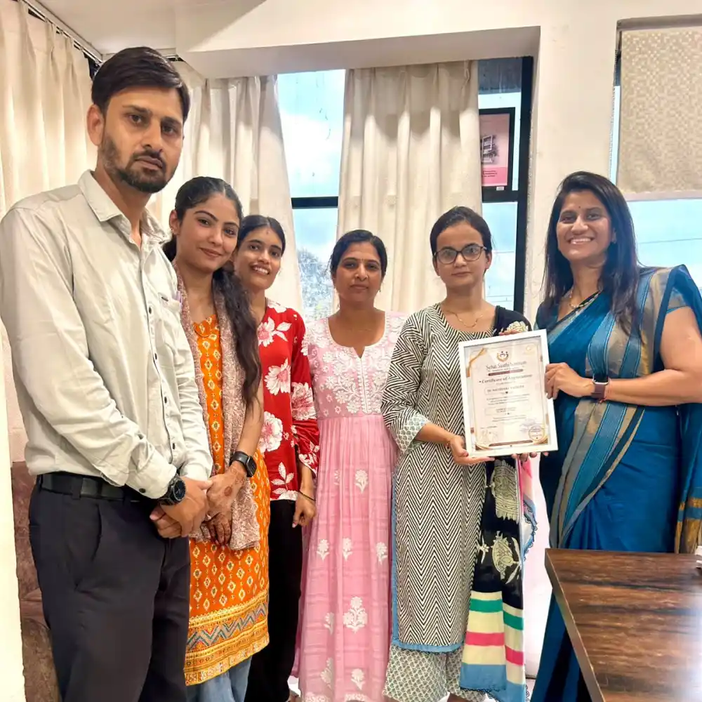 Dr Manju Patidar SSS Certificate