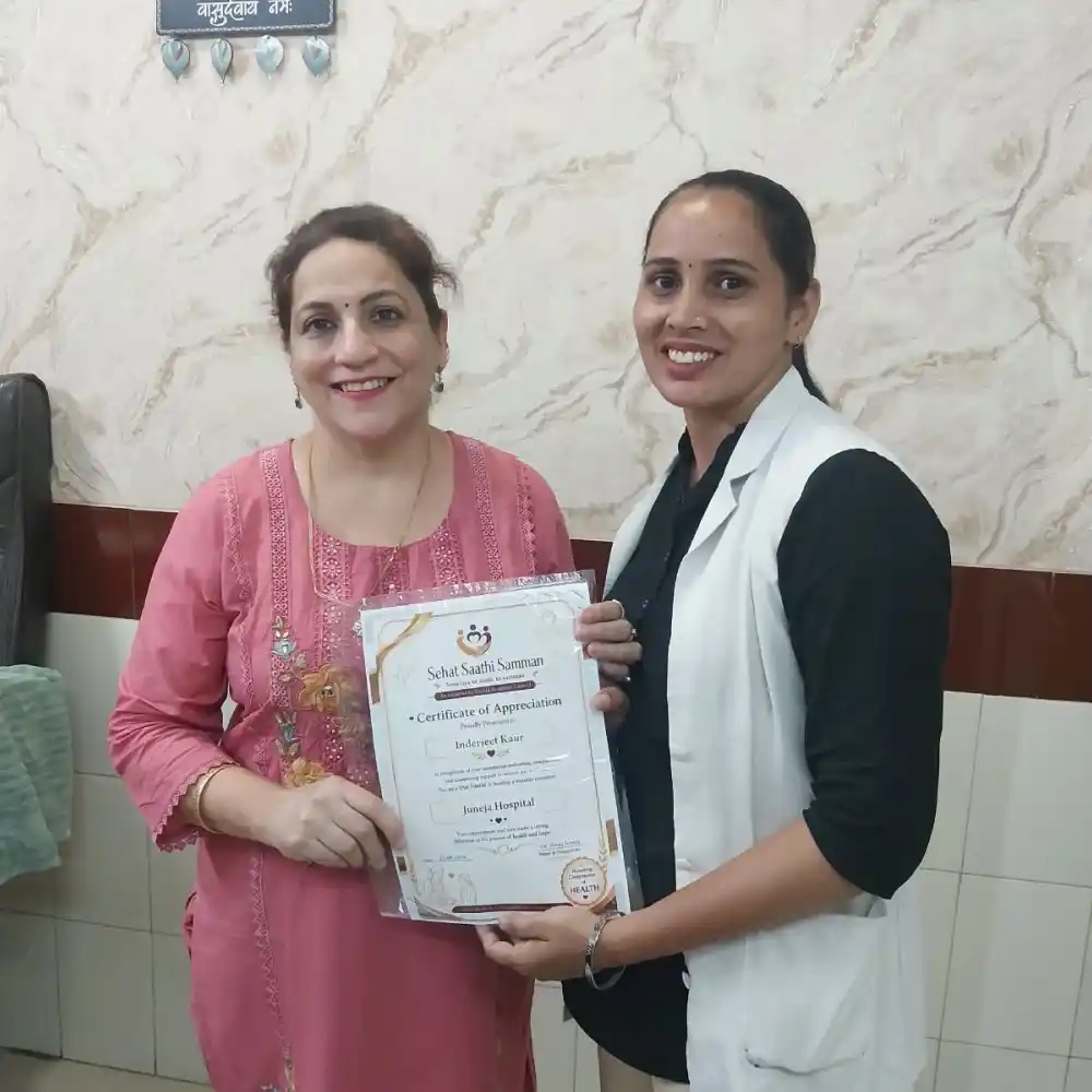 Dr Pooja juneja SSS Certificate