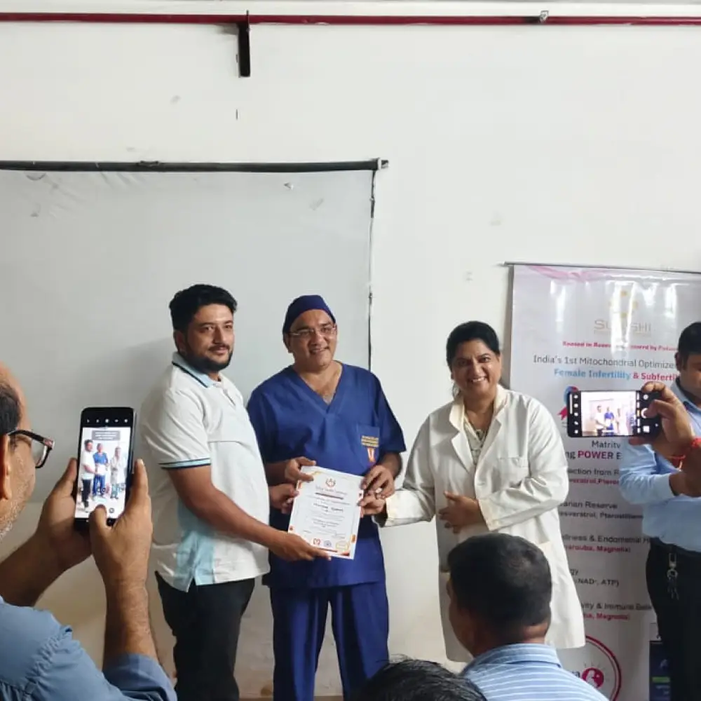 Dr Riti Agrawal SSS Certificate