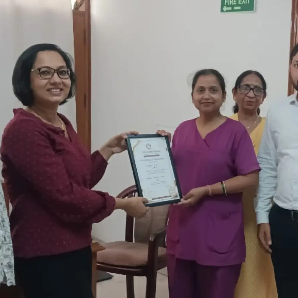 Dr Vijaya Gupta SSS Certificate