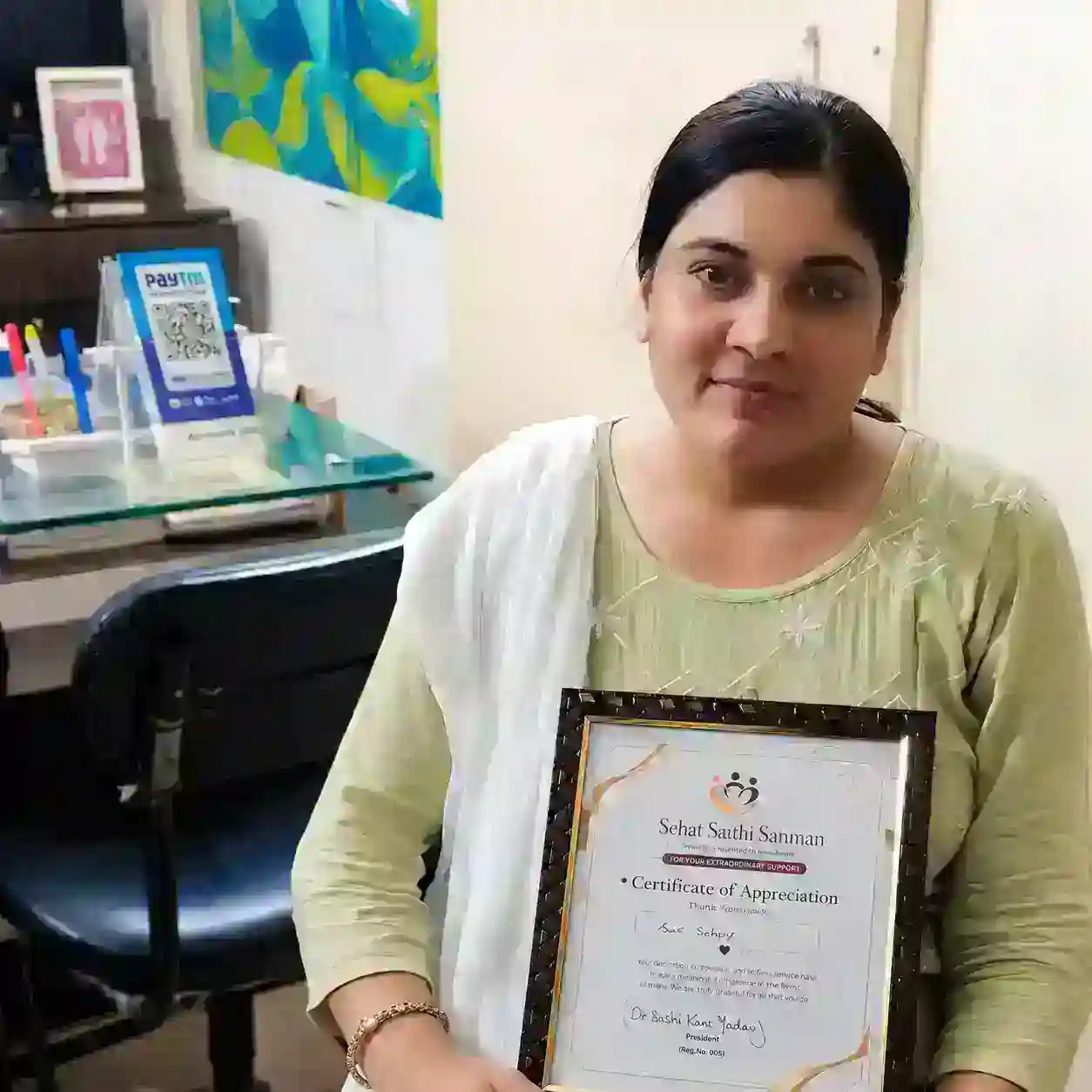 Sehat saman certificate 28